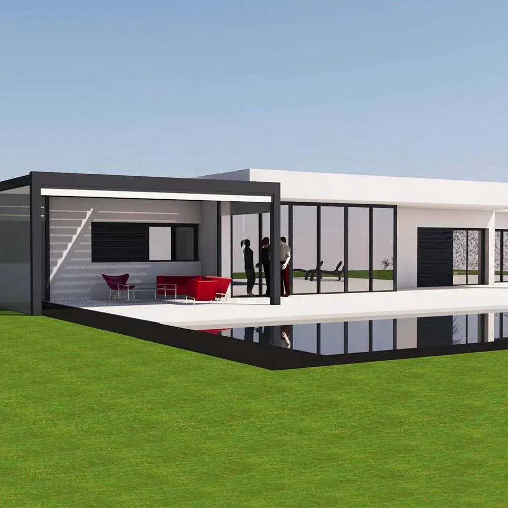 Création d’une maison contemporaine de plein pied à Abidjan